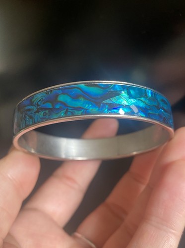 Bright blue green abalone - bright,
