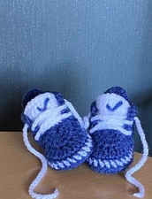 handmade crochet baby shoes, yarn boots, custom-made for your little one