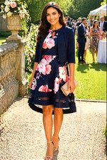 Quiz size 18 Pink Floral Dress
