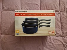 Set of 3 Non-Stick Saucepans