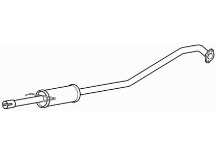 Quality centre exhaust middle - exhaust,