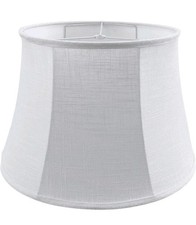 Large Drum Lamp Shade - White