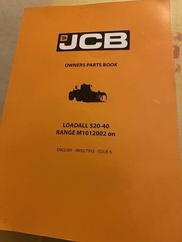 Jcb parts manual - jcb,