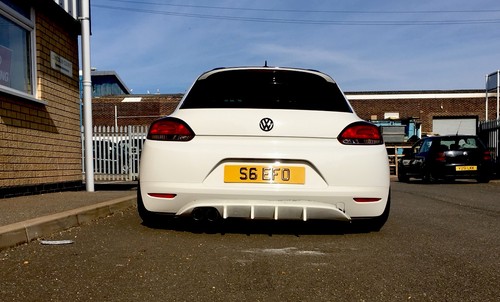 Scirocco fin rear splitter - fin,