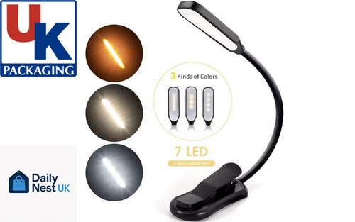 Clip led book - book, light