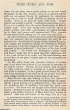 ETON SCHOOL; THEN AND NOW. BY