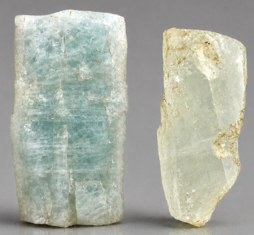 Natural sky blue aquamarine