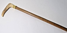 VINTAGE GALA RAMS HORN WOOD WALKING STICK CANE 32"