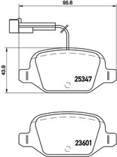 Brake pads P 23 146 BREMBO for