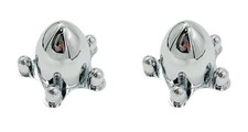 Pair Chrome Spider Bullet