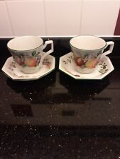 Fresh Fruits Cups & Saucers by