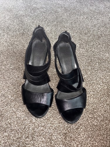 Footglove black shoes - m&s, zip