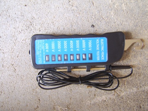 Electric fence tester voltage - tester,