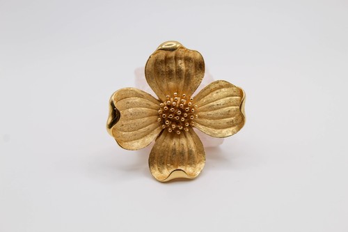 Vintage crown trifari dogwood - vintage,