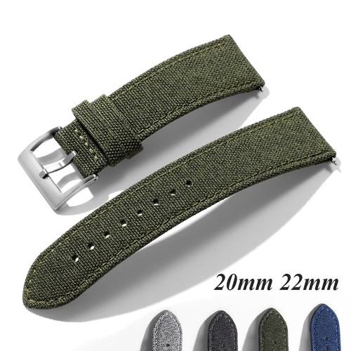 Sailcloth watch strap 20mm - watch,