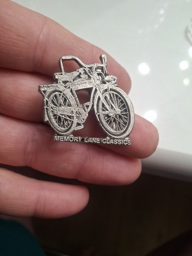 Vtg bicycle brooch - vtg,