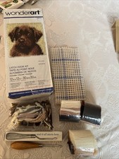 Wonderart Latch Hook Kit  426173 Chocolate Lab  30x30cm 12x12” NO INSTRUCTIONS