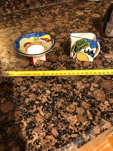 Wegdwood bizarre sugar bowl - -,
