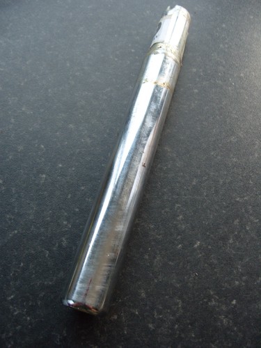 Vintage steel seatpost 25mm - steel, 26.25mm