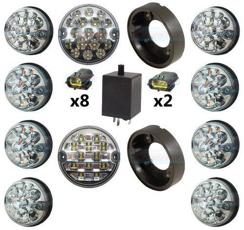 Complete 10x clear lens led - clear,