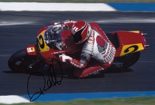Randy mamola hand signed - mamola,