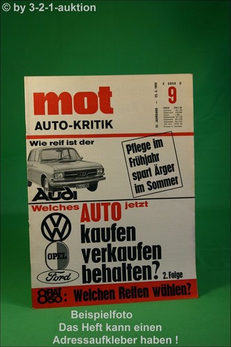 Mot audi project 68 - 68, for