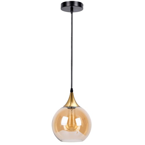 Modern glass globe pendant - modern,