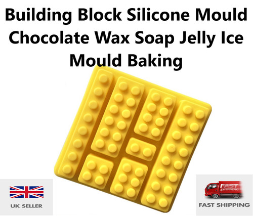 Building block silicone mould - building,