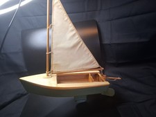 Vintage Wooden Pond Yacht