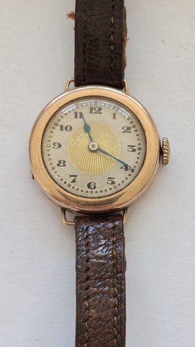 Antique 9ct gold wire lug - gold, wire-lug