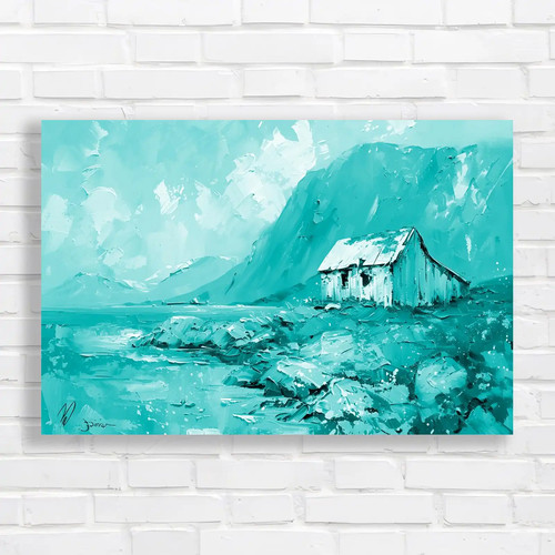 Scenic lakeside cabin teal - lakeside,