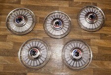 Set x5 vintage Mk3 Mk4 Ford Zodiac/Zephyr/Corsair/Transit hubcaps wheel trims