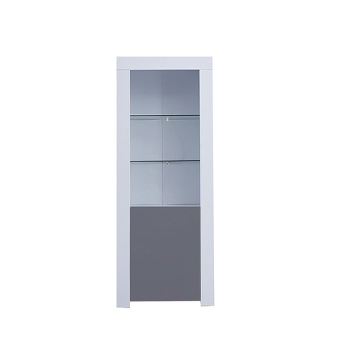 Tall display cabinet with high - cabinet,