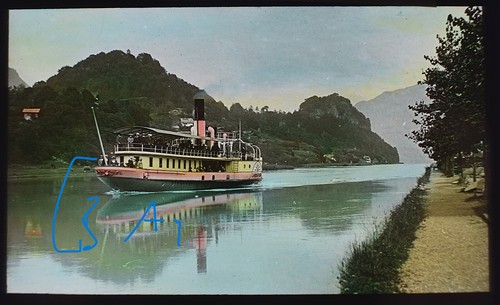 Photo steamer near interlaken - photo,