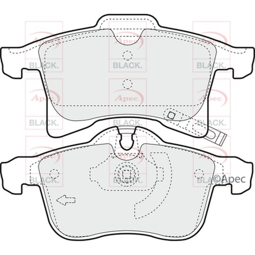 Brake pads set for vauxhall - for,