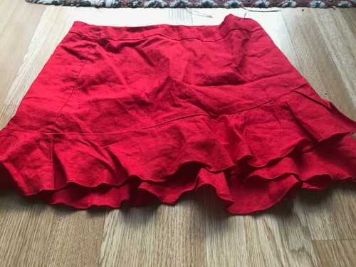 Fun red ruffle salsa skirt - fun,