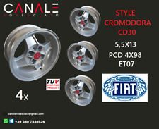 4 Alloy Wheels 13 inch Fiat