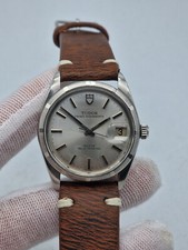 VINTAGE ROLEX TUDOR  PRINCE OYSTERDATE SILVER DIAL AUTO MAN'S WATCH / L017