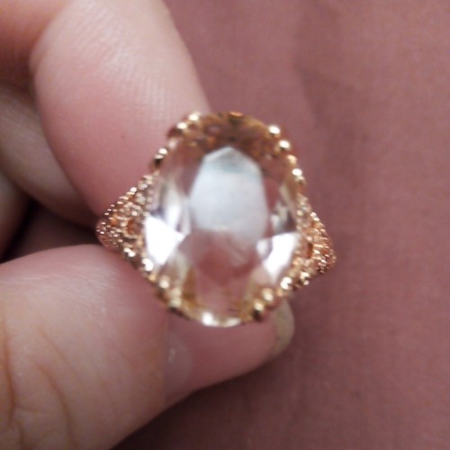 Sparkling pink gem possibly - sparkling,