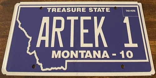 Artek1 vanity license plate - vanity,