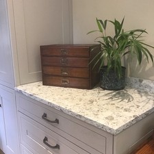 Oak filing cabinet countertop - oak,