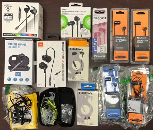 Lot mixed earbuds jbl - of,