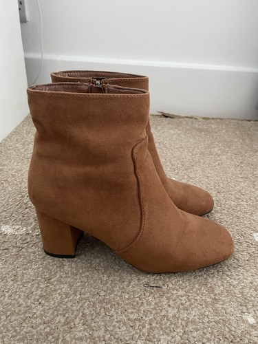 Primark size brown tan ankle - size,
