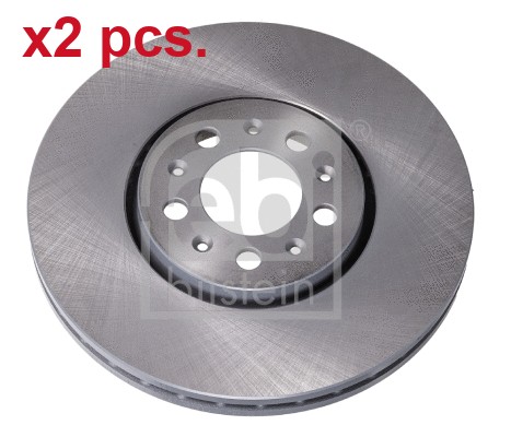 Pcs front brake disc rotos - x2,