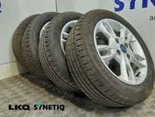 Set Of Genuine 15 Inch FORD FIESTA Alloy Wheels & 195/55/15 Tyres E1BJ-1007-AA
