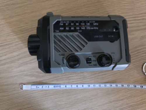 Emergency solar radio - solar,