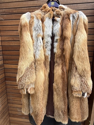 Real red ginger fox fur - ginger, long