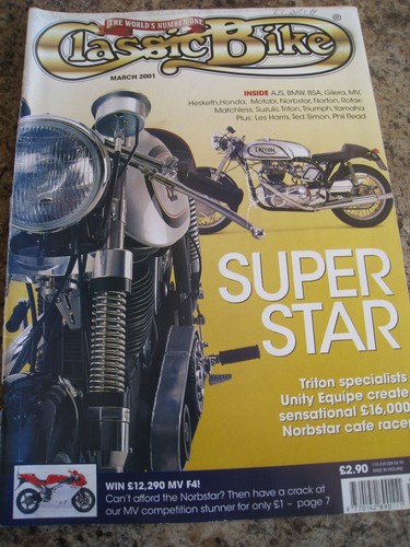 Classic bike mar 2001 - 2001, ajs