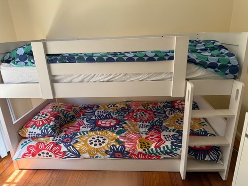 Bunk beds with mattresses - with,