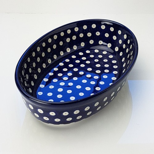Polish pottery oval lasagne - pottery,